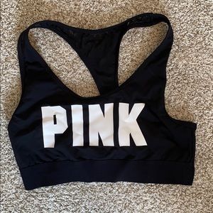 Victoria’s Secret PINK black sports bra